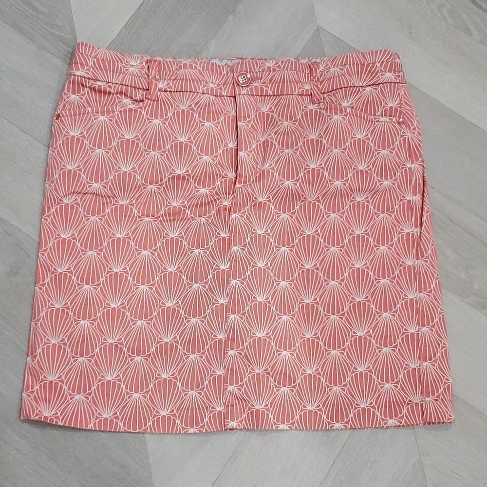 Intro Skort Tennis Golf Pickleball Coral/White Women's Sz 10